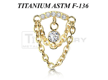 Кластер из титана Ti Metal аллерия