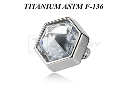 Накрутка из титана Ti Metal кристальные соты