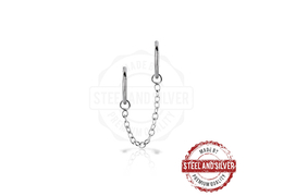 Цепочка для пирсинга Steel and Silver классик Цепочка для пирсинга Steel and Silver классик