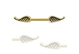 Украшение для груди золотые крылья Украшение для груди золотые крылья