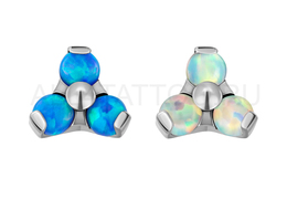 Накрутка опаловый трилистник