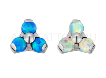 Накрутка опаловый трилистник