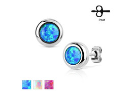 Серьги с опалом