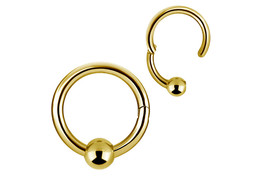 Кликер золотой Steel and Silver с шариком