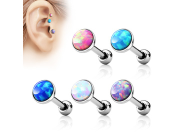 Микроштанга с опалом