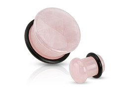 Плаги из розового кварца Плаги из розового кварца