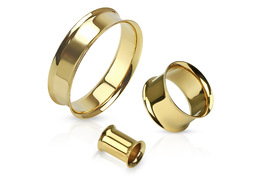 Тоннели двубортные с золотым покрытием Тоннели двубортные с золотым покрытием