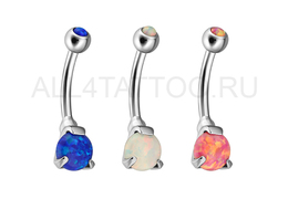 Банан мини с опалом в лапках