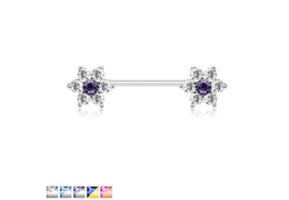 Украшение для груди кристальный цветок Украшение для груди кристальный цветок