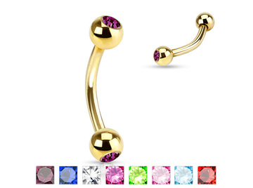 Микробанан Gold plated eyebrow