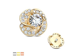 Накрутка кристальная роза