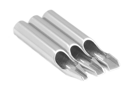 Насадка для тату игл многоразовая, стальная, плоская (Magnum)