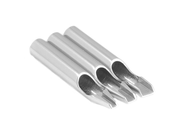 Насадка для тату игл многоразовая, стальная, плоская (Magnum)