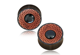 Плаги с черным ониксом