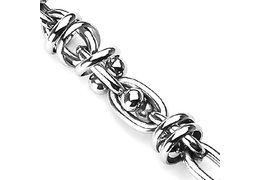 Браслет из стали гротеск