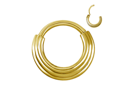 Кликер Steel and Silver золотой триплекс