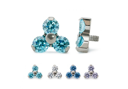 Накрутка из титана кристальное трио