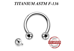 Циркуляр Steel and Silver из титана с внутренней резьбой