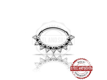 Кликер Steel and Silver кристальный фасет