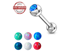 Штанга с опалом Штанга с опалом