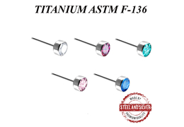 Вставка из титана Steel and Silver с  Premium Zirconia