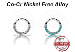 Кликер Steel and Silver с Premium Zirconia