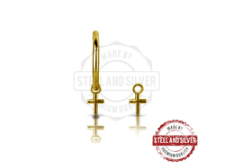 Подвеска Steel and Silver золотой крест Подвеска Steel and Silver золотой крест