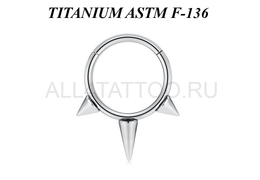 Кликер из титана Ti Metal тернии Кликер из титана Ti Metal тернии