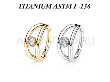 Кликер из титана Ti Metal блик