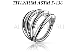 Кликер из титана Ti Metal тэсера Кликер из титана Ti Metal тэсера