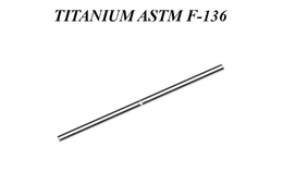 Основа для индастриала Ti Metal с отверстием для накрутки