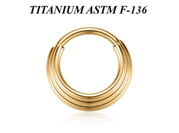 Кликер из титана Ti Metal золотая триада