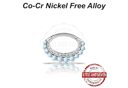 Кликер для септума Steel and Silver персефона Кликер для септума Steel and Silver персефона