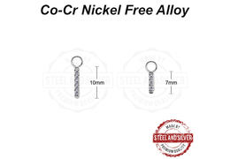 Подвеска Steel and Silver с кристаллами Premium Zirconia